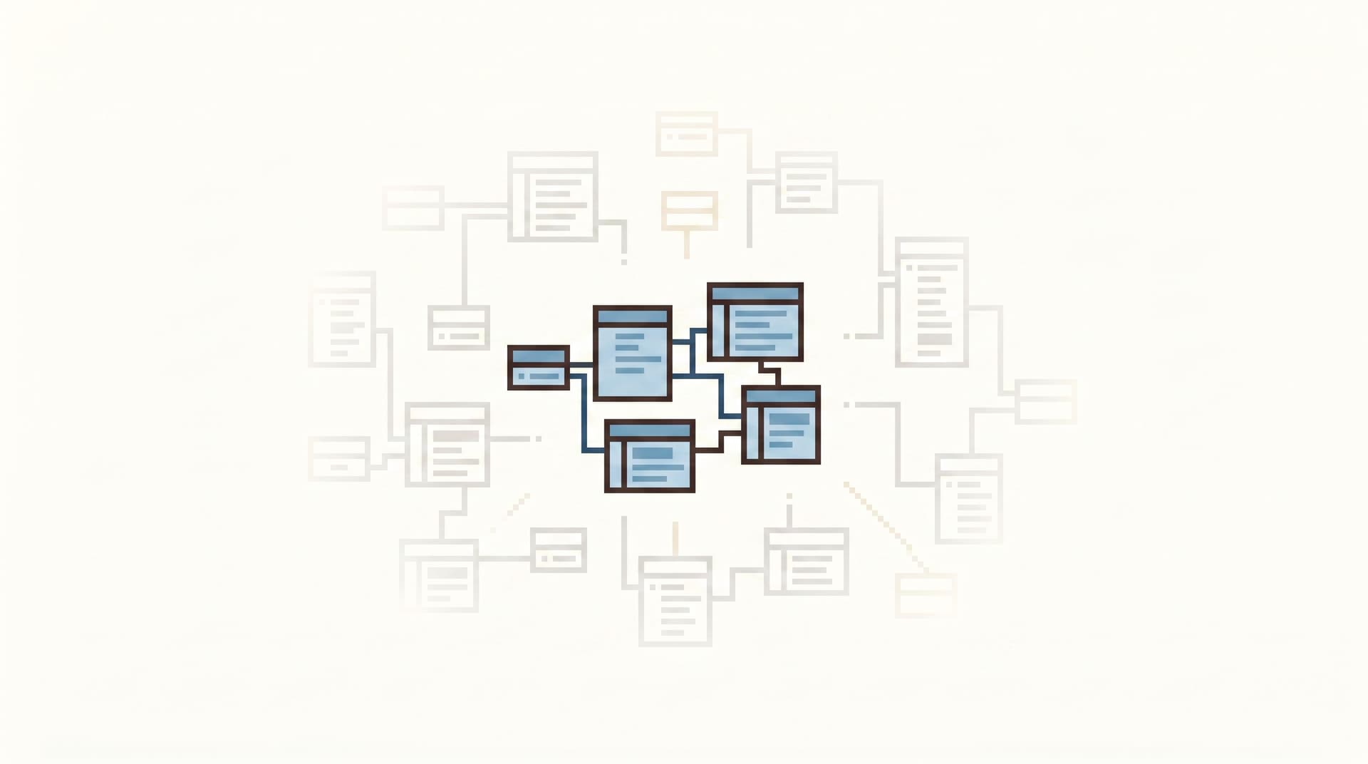 The Calm Schema Surface: Showing Just Enough Structure for Everyday Production Reads