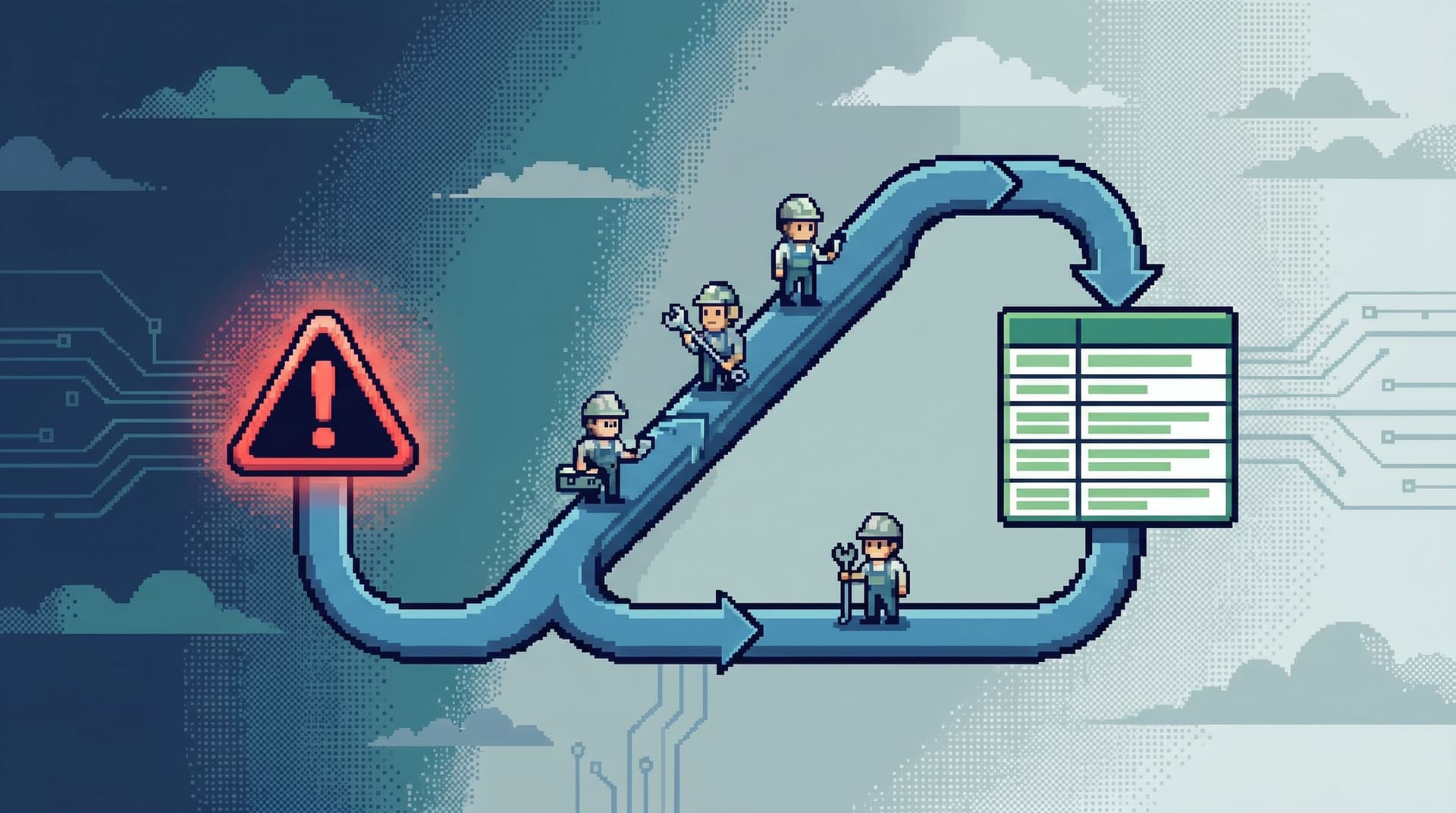 The Calm Incident Loop: Designing One Reusable Path From Alert to Row and Back